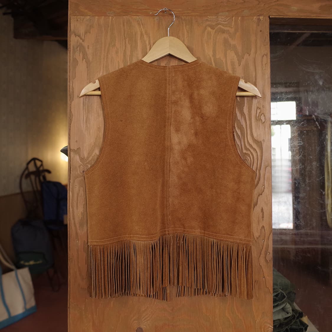Vtg Suede Fringe Vest 상품이미지4