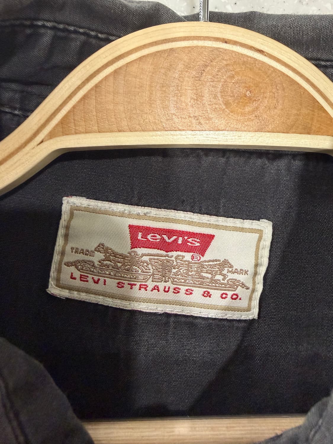 118. 리바이스 빈티지 블랙 셔츠 상품이미지2