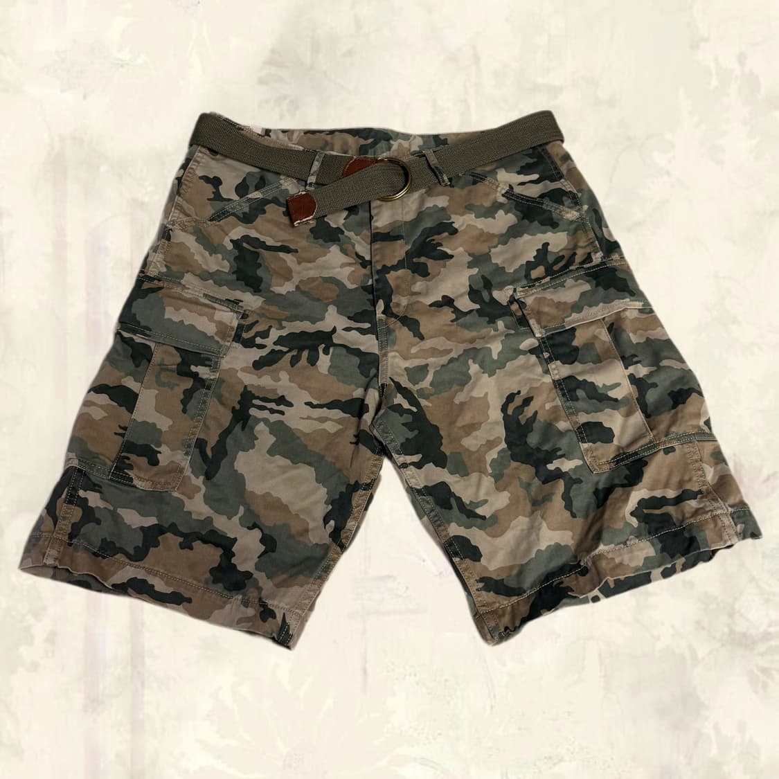 (이체시에눌) Levi’s 리바이스 카모플라쥬 패턴 버뮤다 팬츠 반바지 상품이미지1