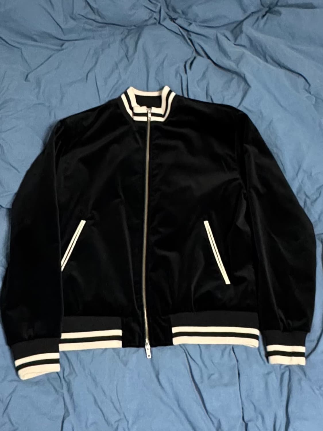 [M] 유스 벨벳 트랙자켓 상품이미지1
