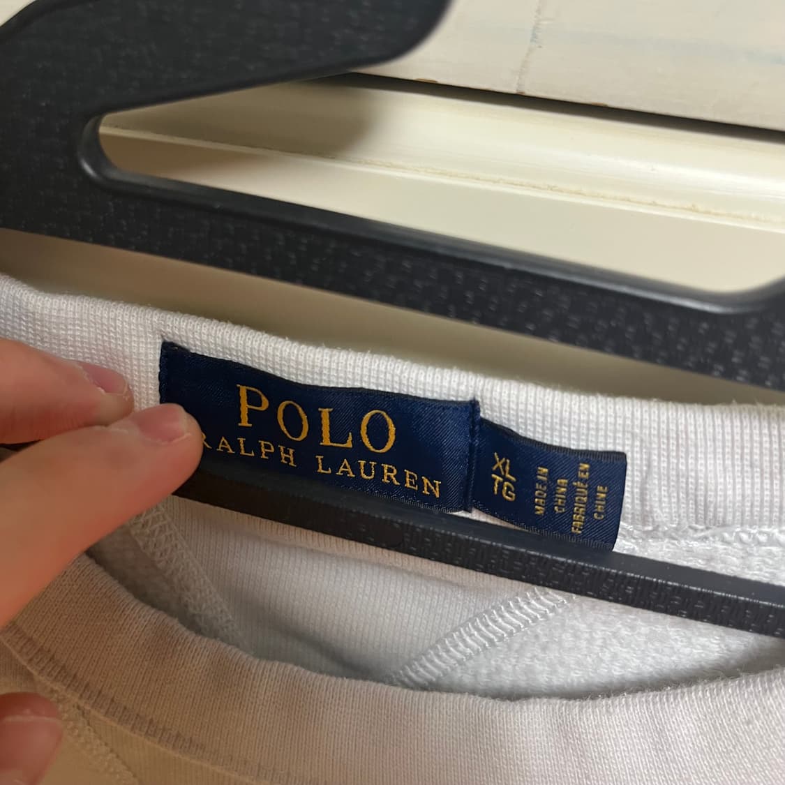 [XL] 폴로 아이보리 맨투맨 상품이미지4