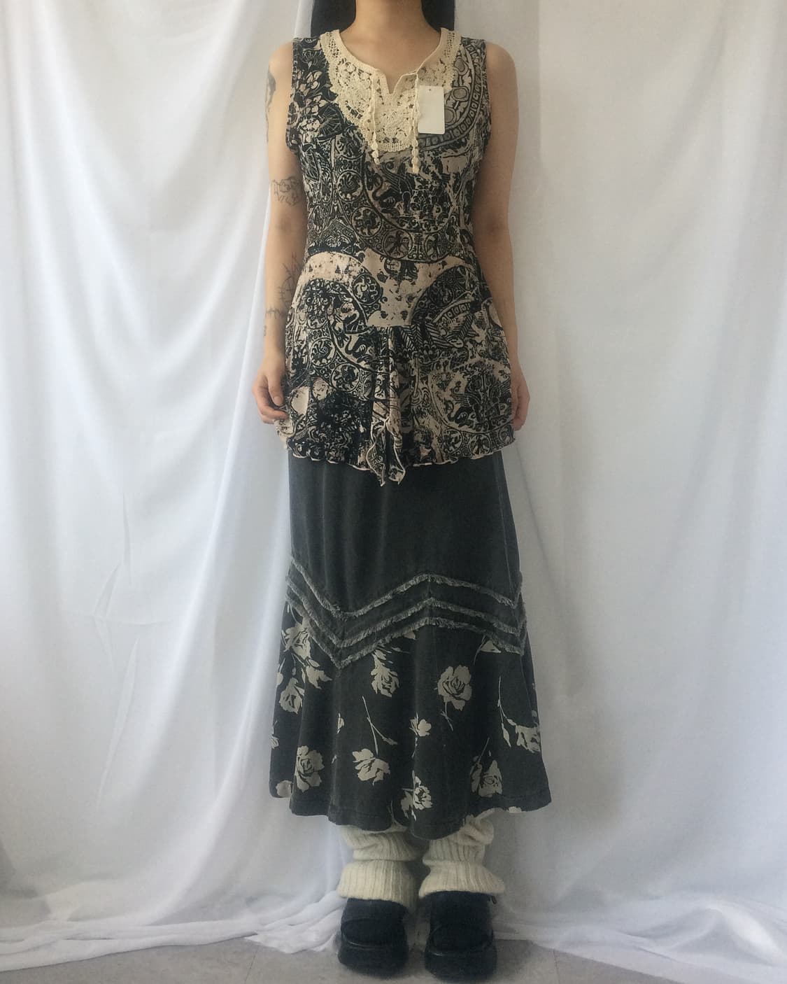 Crochet trimming ethnic pattern mesh sle 상품이미지6