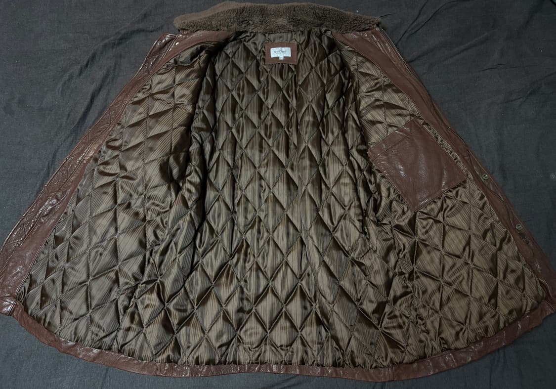 코오롱 시리즈 랭커스터 사파리 자파리 램스킨 무스탕 상품이미지6