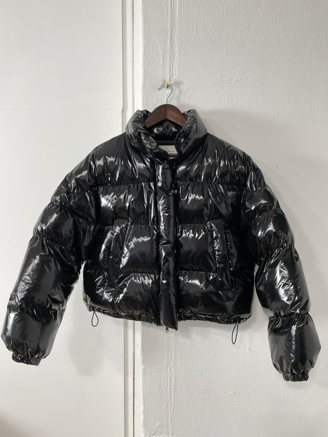 빈티지 유광 크롭 패딩 상품이미지7