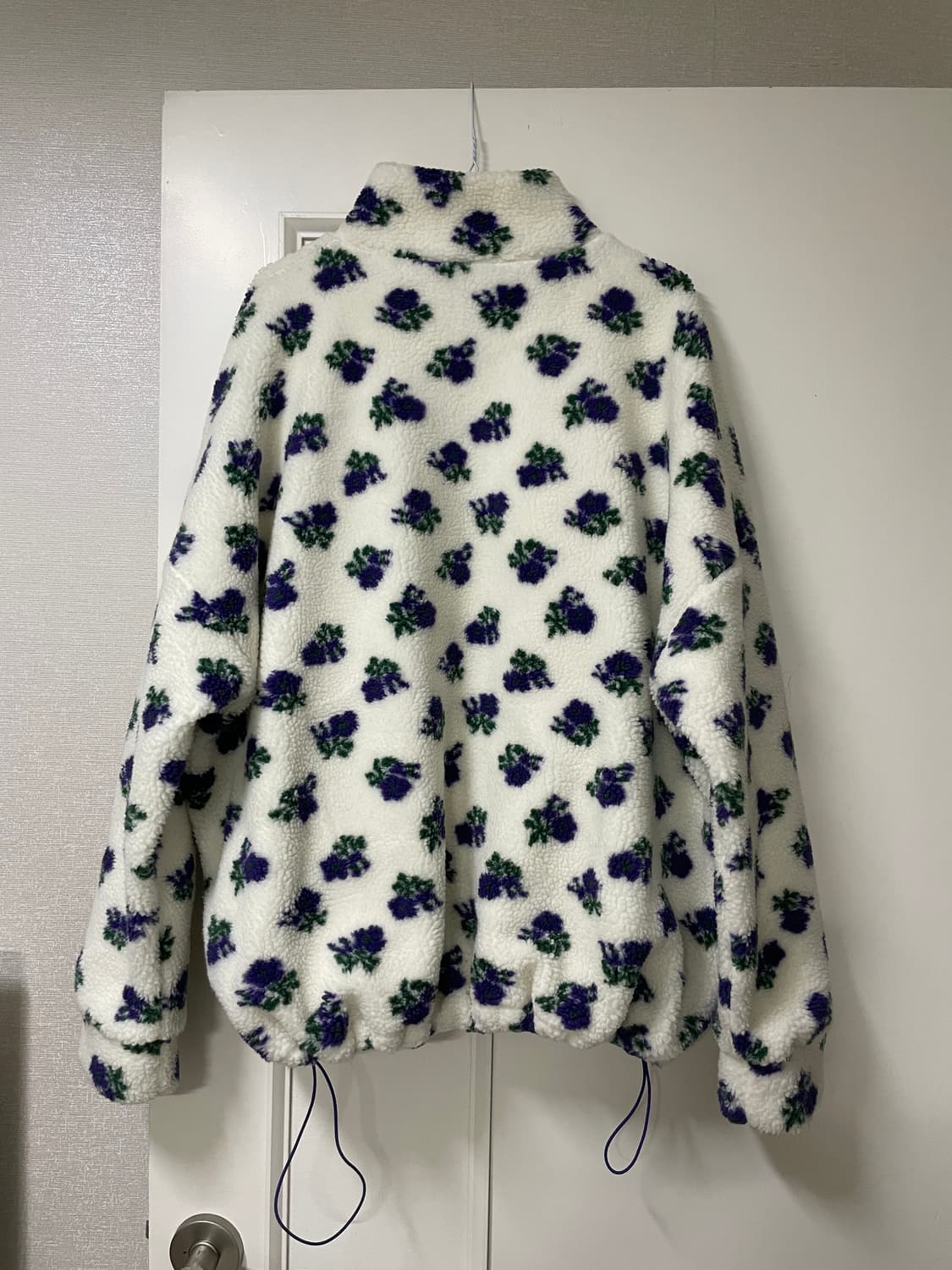 플리스 뽀글이 반집업 상품이미지2