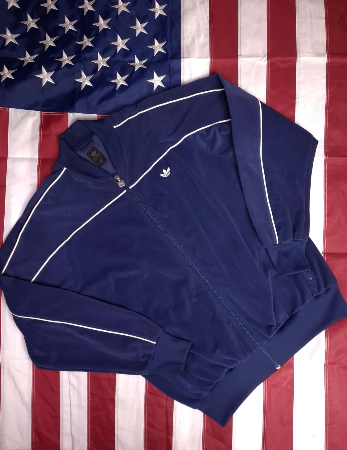 오리지날 아디다스 벨루어 트렉탑져지 상품이미지1