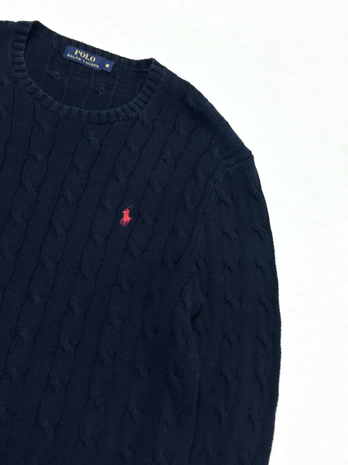 폴로 레드포니 네이비 케이블니트 상품이미지7