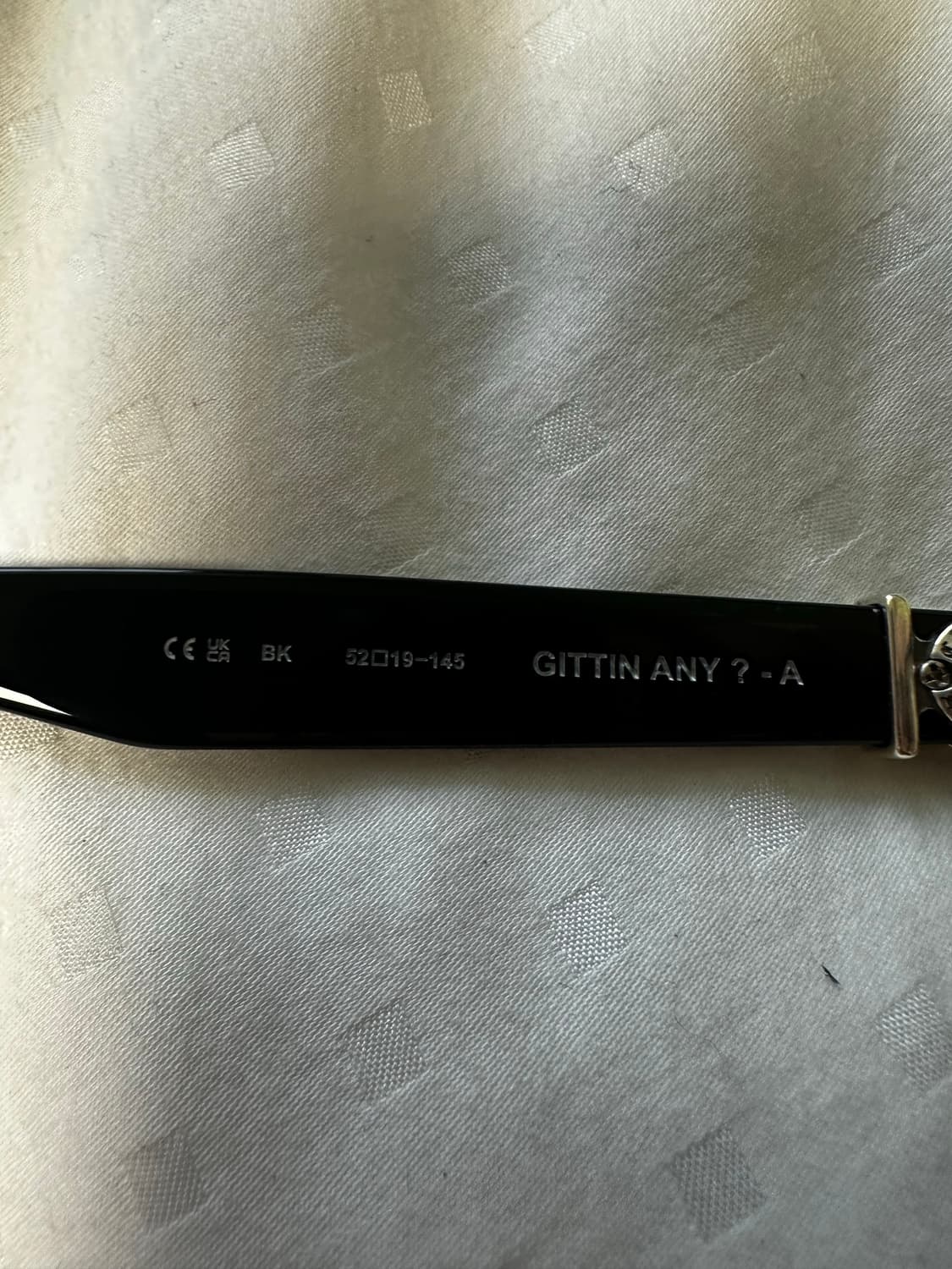 크롬하츠/  기틴애니  아시안핏 블랙 실버 / 52mm 상품이미지3