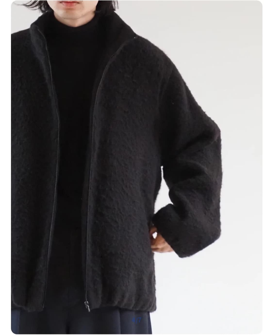 [1] 코모리 샤기 카멜 자켓 상품이미지4