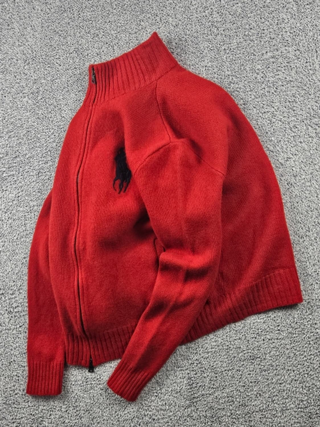 폴로랄프로렌 빅 포니 하이넥 풀 집업 니트 ( L ) / 10660 상품이미지3