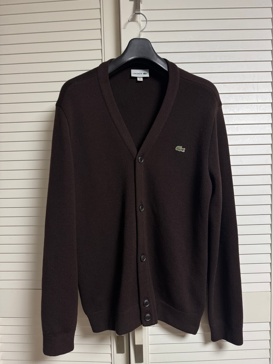 라코스테 방모 가디건 브라운 4 상품이미지1