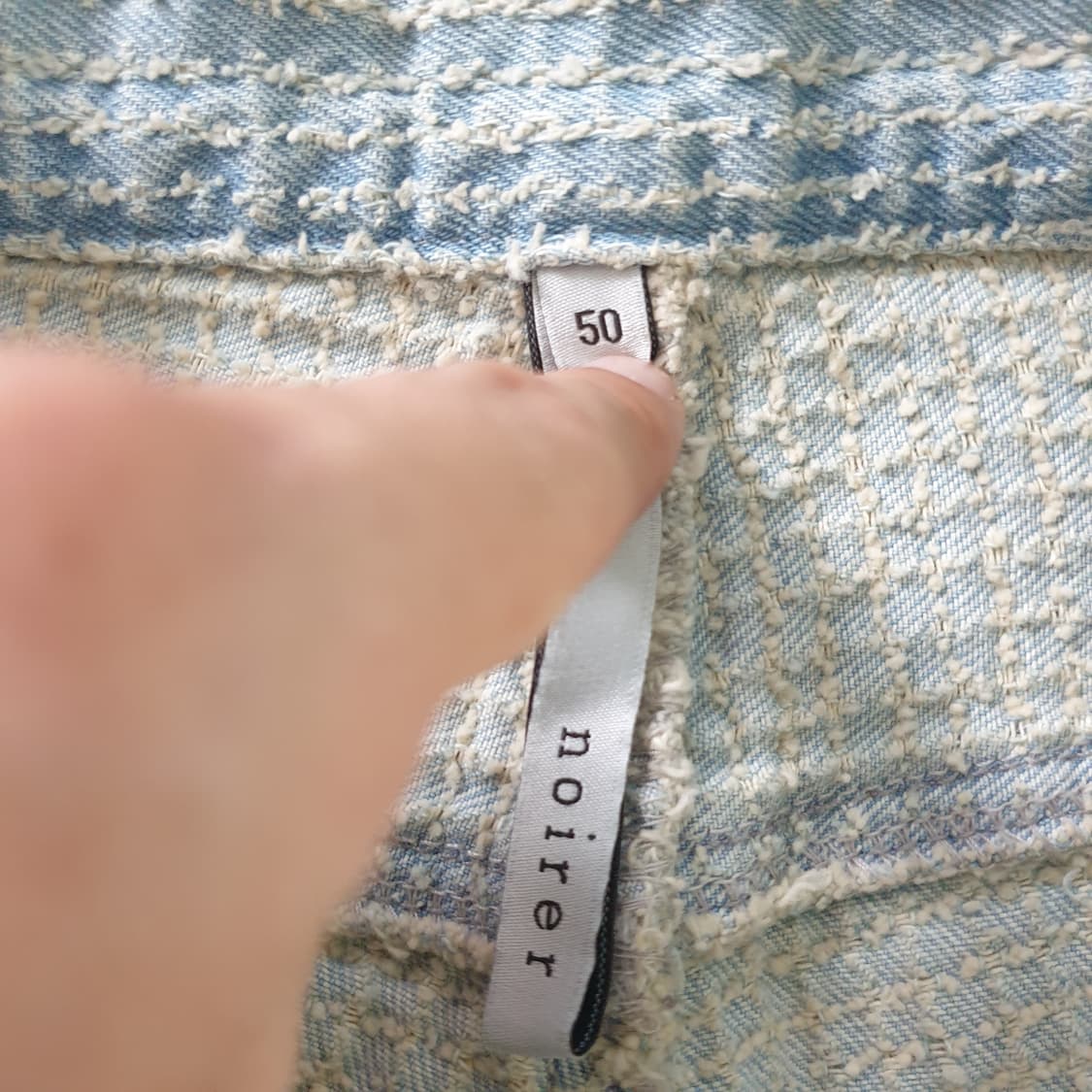 noirer 데님 와이드 팬츠 상품이미지2