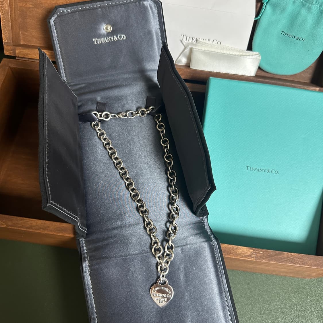 티파니앤코 하트 체인 링크 목걸이 (신형) 상품이미지3