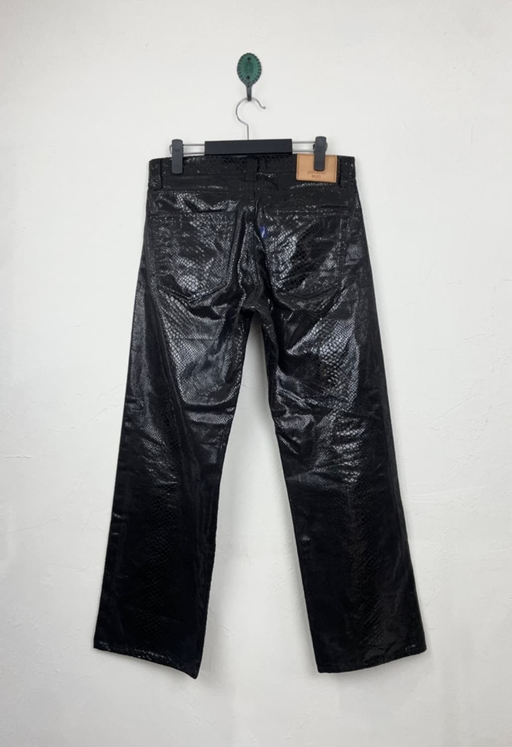 00s Japan snake pattern coated pants 31~ 상품이미지2