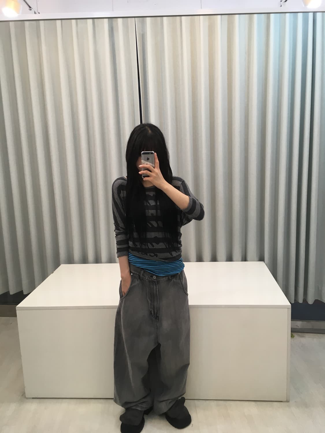 빈티지 루즈핏 코디 세트 상품이미지3