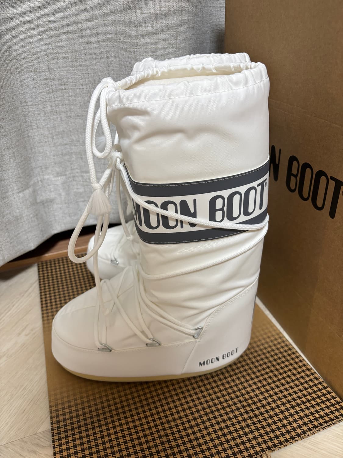 문부츠 화이트 톨 36/38 (230-250 공용) 상품이미지2