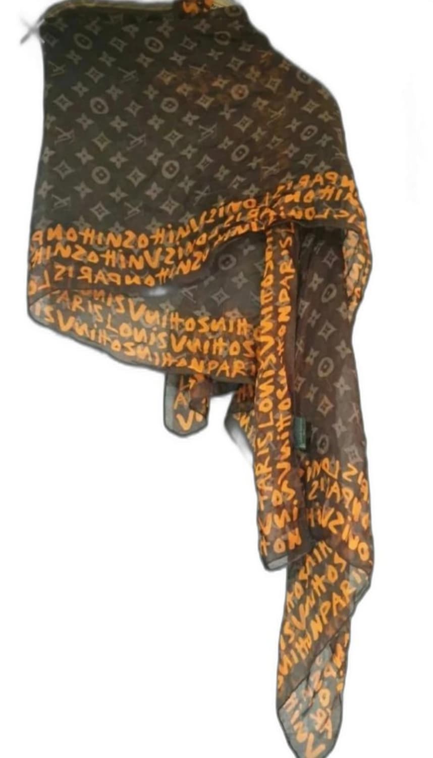 공용 루이비통 실크 롱 스카프 상품이미지3