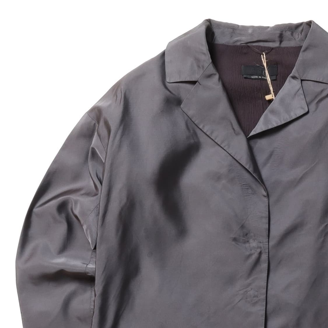 프라다 Prada Silk Button Shirt Jacket   상품이미지3