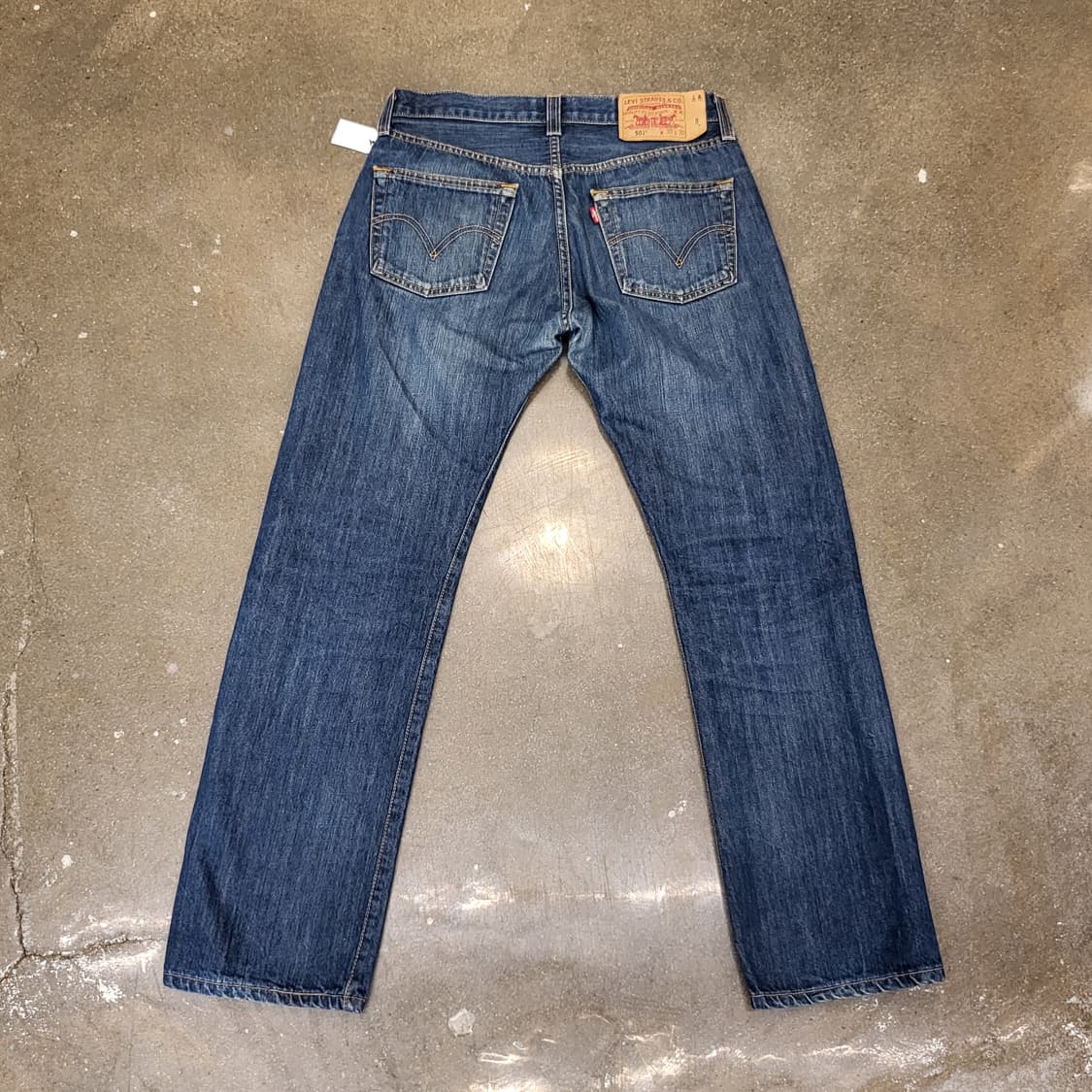 Levi's 오리지널 리바이스 501 빈티지 데님 청바지 상품이미지4