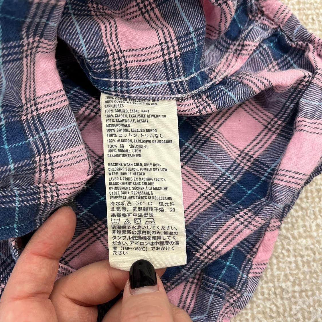 M 아베크롬비 체크 셔츠 남방 0219M 상품이미지3