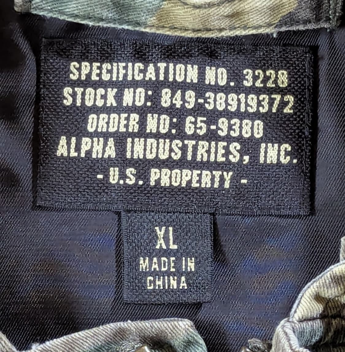 알파 인더스트리 우드랜드 카모 후드 야상 상품이미지5