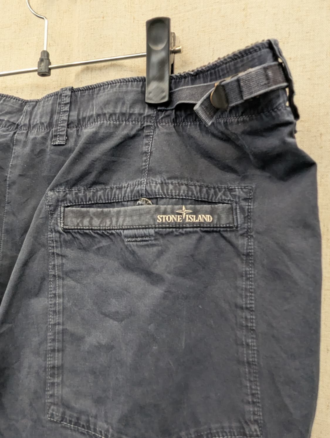 스톤아일랜드 네이비 반바지 남성용 상품이미지3