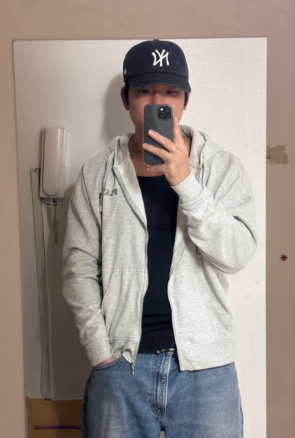 Vintage playboy hoodie zip 상품이미지4