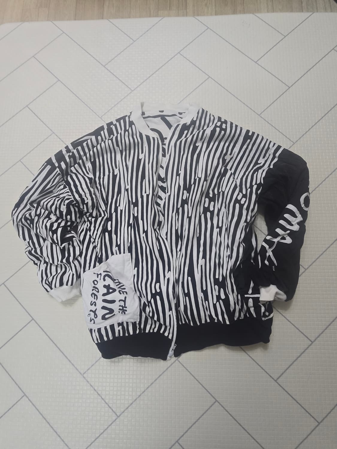 빈티지 양면 지브라패턴 자켓(105~110) 상품이미지3