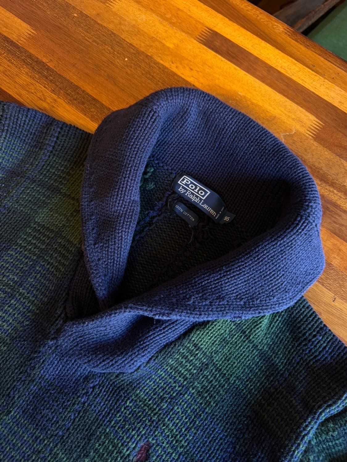 폴로 랄프로렌 숄칼라 니트 100 상품이미지4
