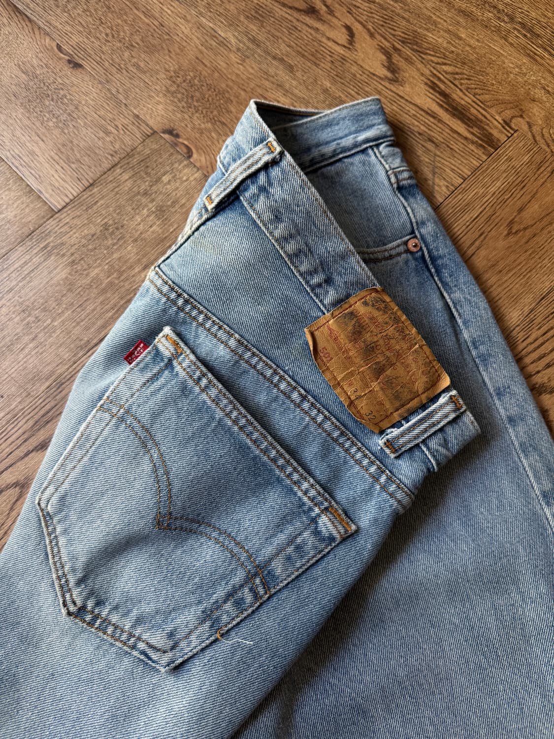 [34]90's 리바이스 Made in USA 501 데님 팬츠 상품이미지3
