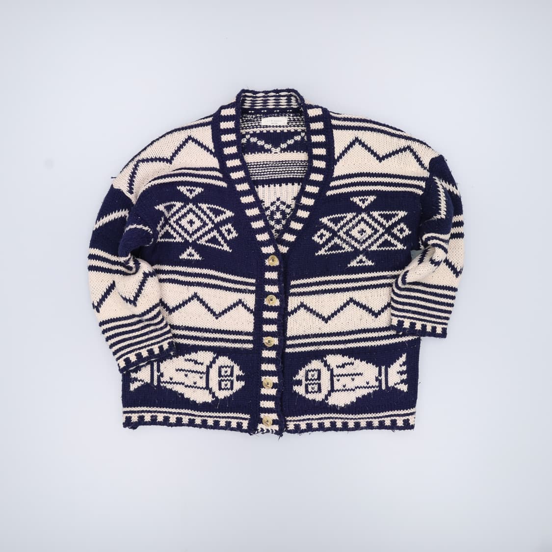 F 빈티지 패턴 가디건 0330H1 상품이미지1