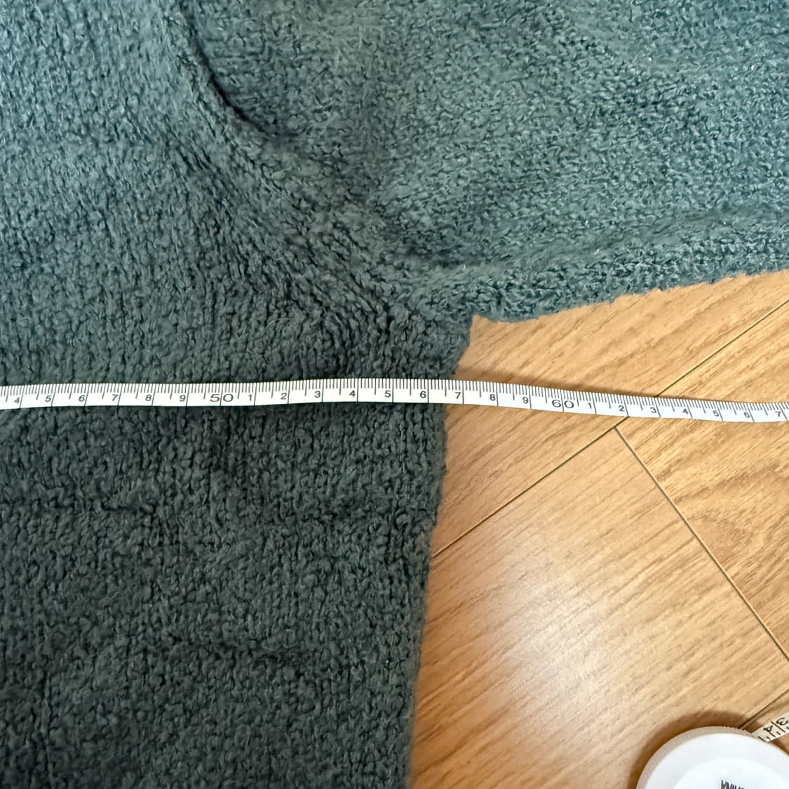 COS 부클레 니트 후드 그린 S사이즈 상품이미지7