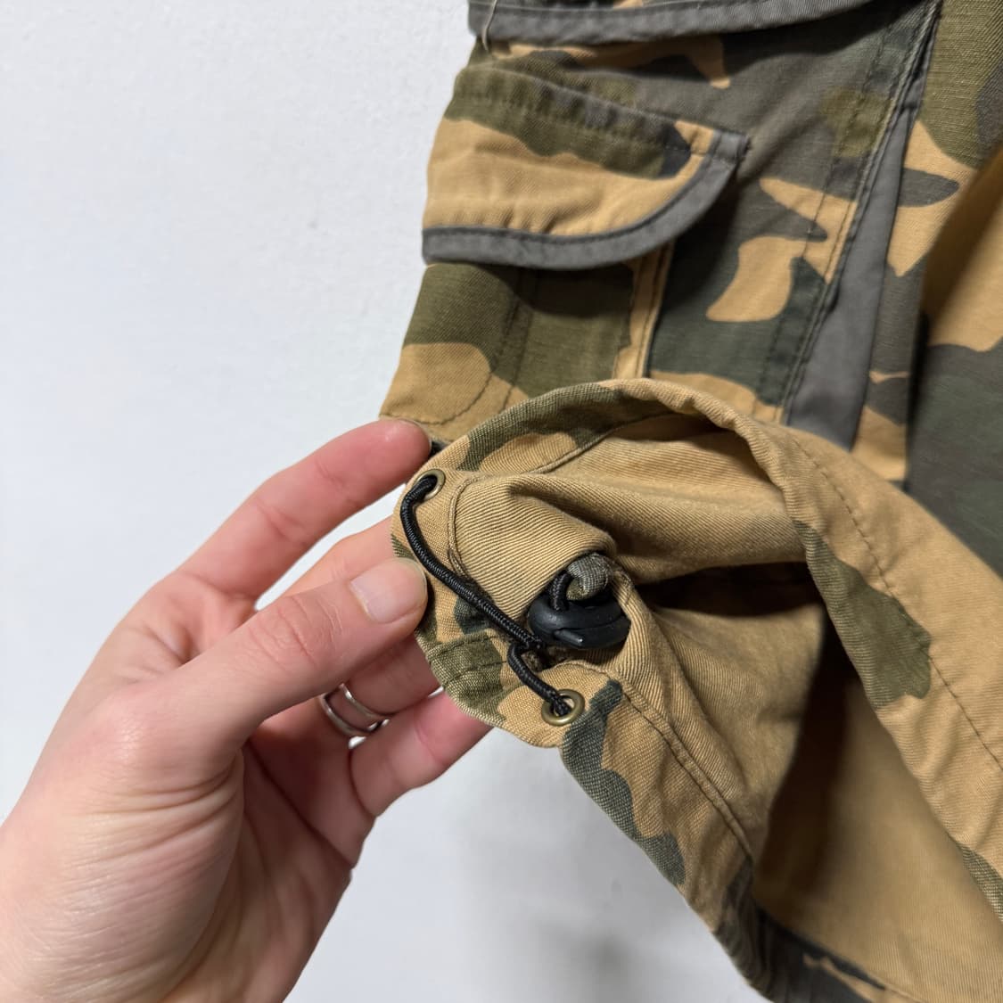 VTG 빈티지 멀티 디테일 카모 와이드 카고 쇼츠 팬츠 상품이미지5