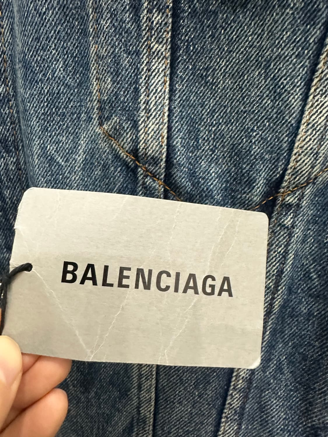 발렌시아가 백로고 데님 자켓 상품이미지8