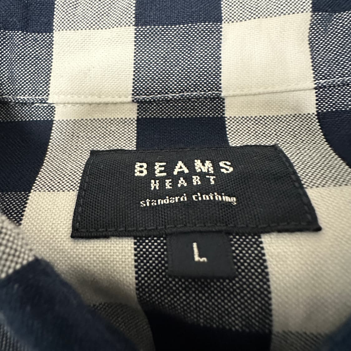 BEAMS standard check shirt 상품이미지4