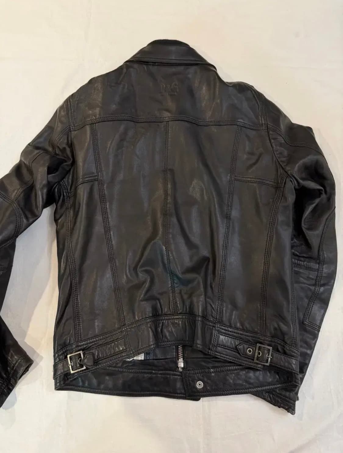 00s 돌체앤가바나 램스킨 멀티포켓 레더자켓 상품이미지3