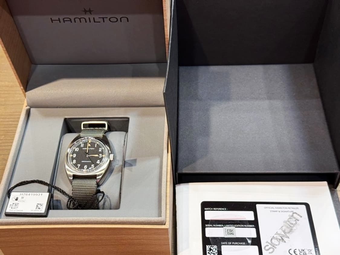 해밀턴 W10 시계 판매합니다. [블랙] 상품이미지1