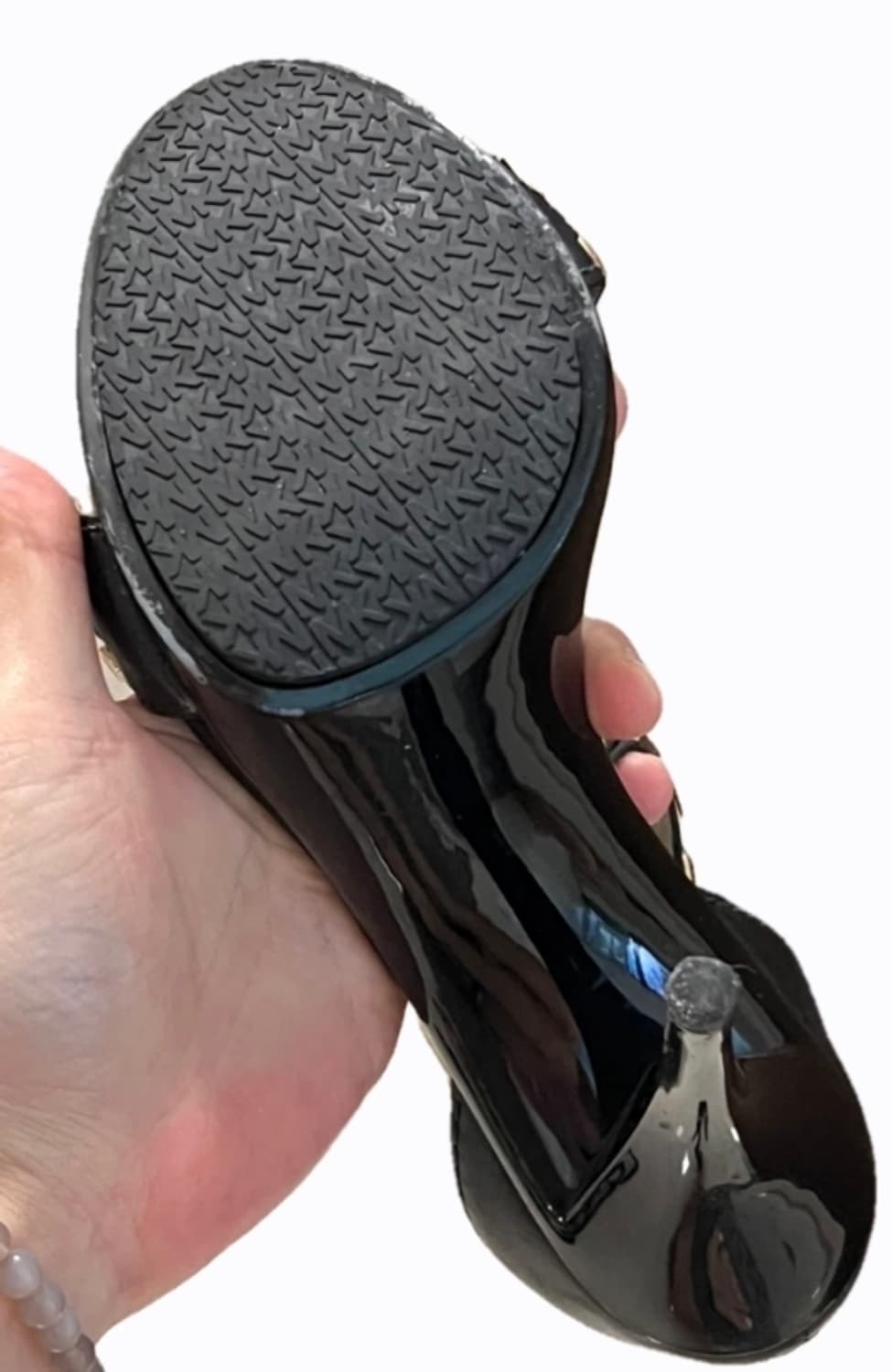 마이클코어스 골드스터드 지퍼스트랩 샌들 힐 상품이미지3