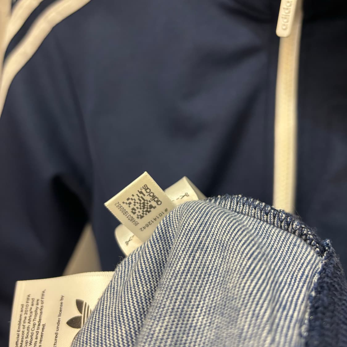 아디다스 아르헨티나 메시 네이비 트랙탑 져지 S 상품이미지10