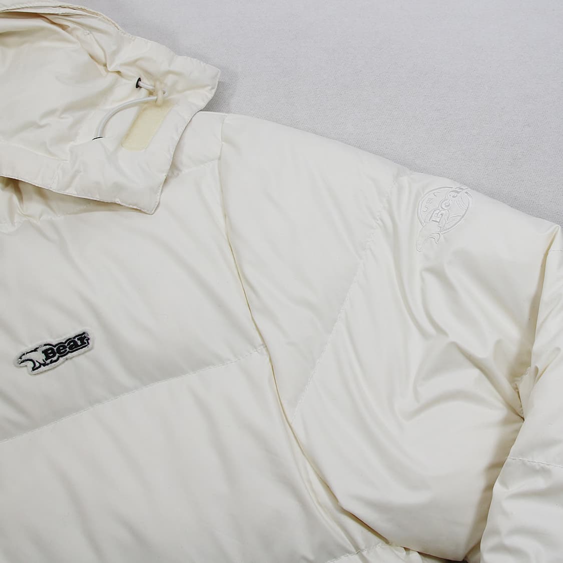 (착용컷) Bear 덕다운 패딩 점퍼 (남성용 100) 상품이미지5