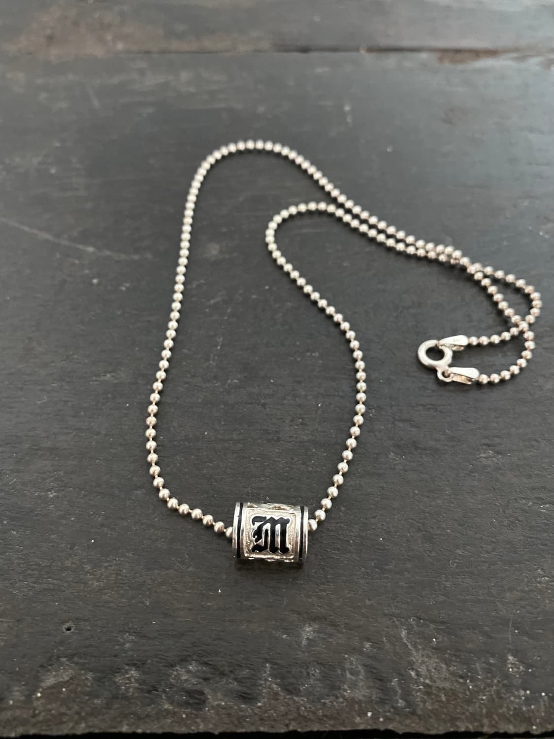 七寶 m cylinder 925silver neckla 상품이미지2