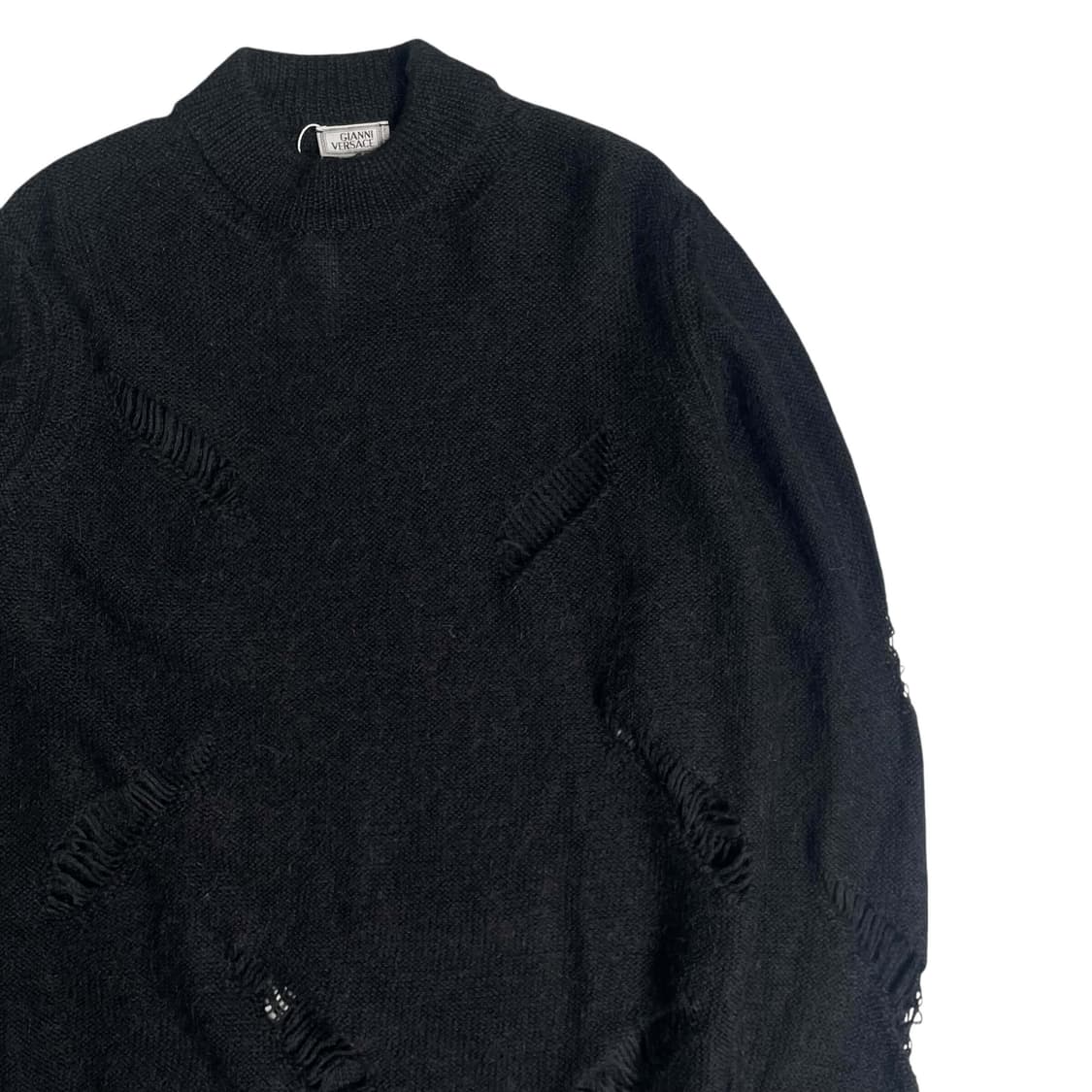 Gianni versace 알파카 100 데미지 니트(italy)   상품이미지3