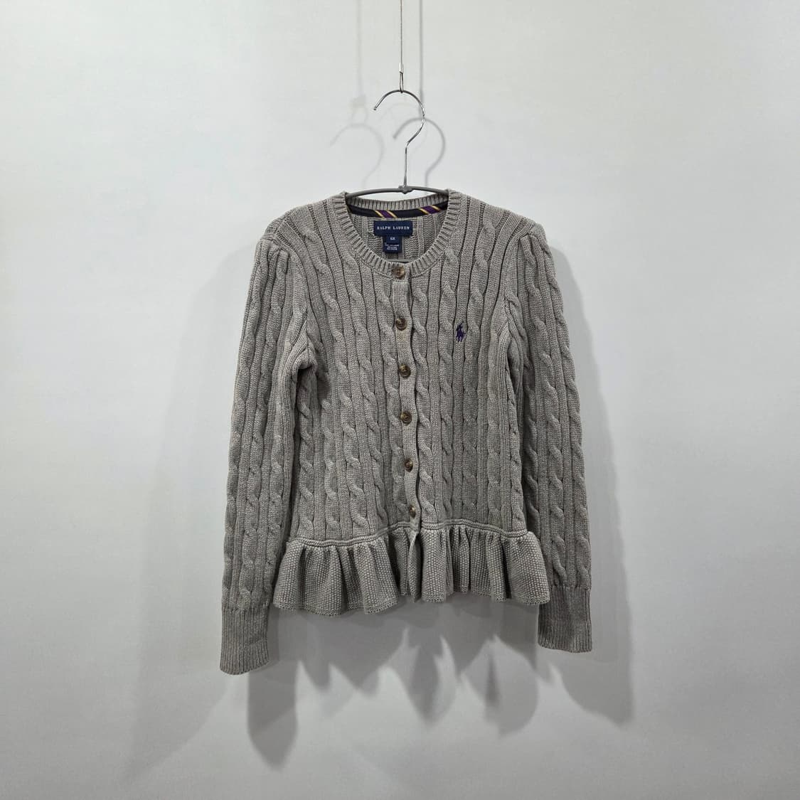 폴로랄프로렌 걸즈 케이블 니트 가디건 6X  상품이미지1