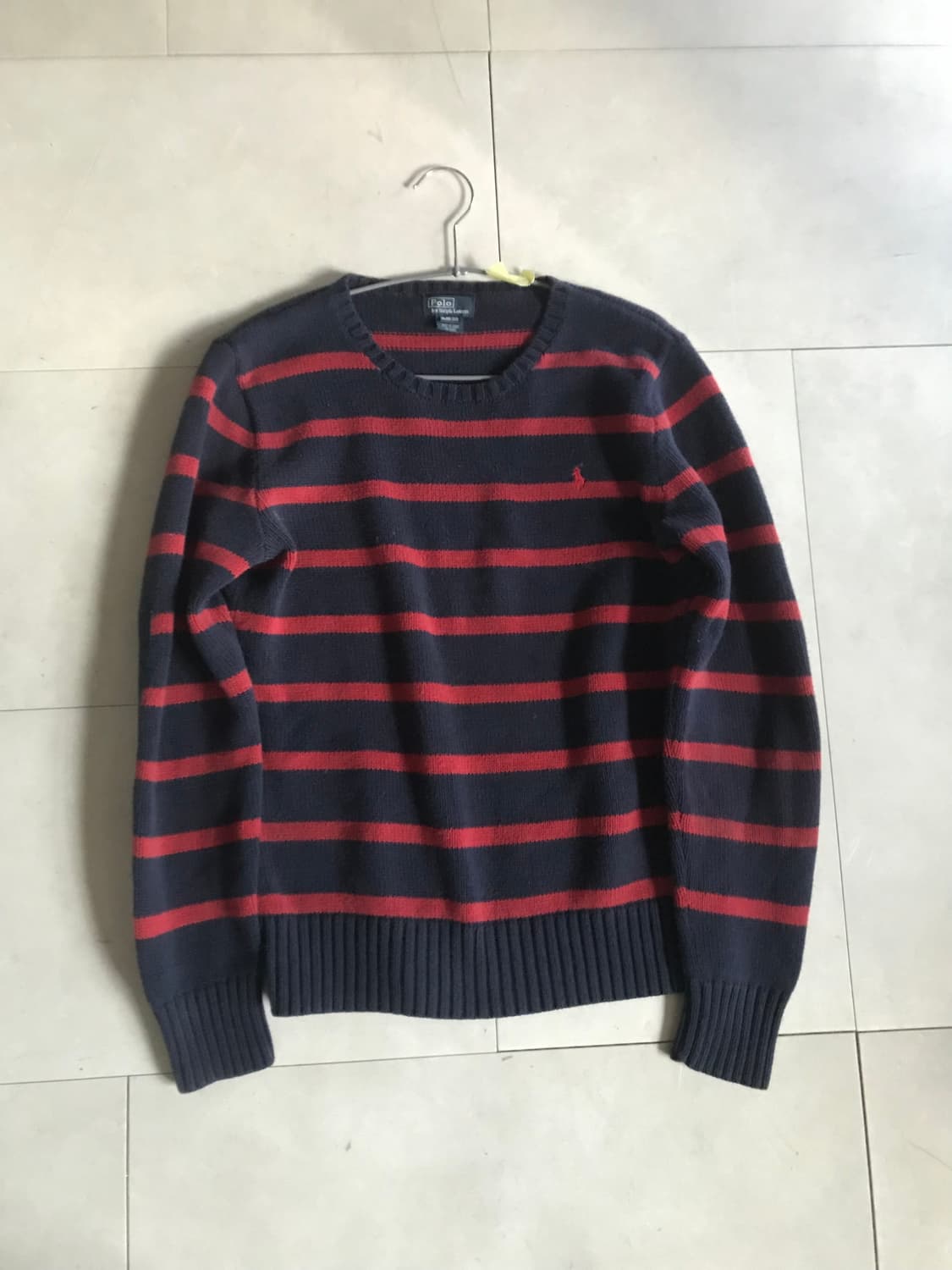 폴로 스트라이프 엘보패치 니트 상품이미지8