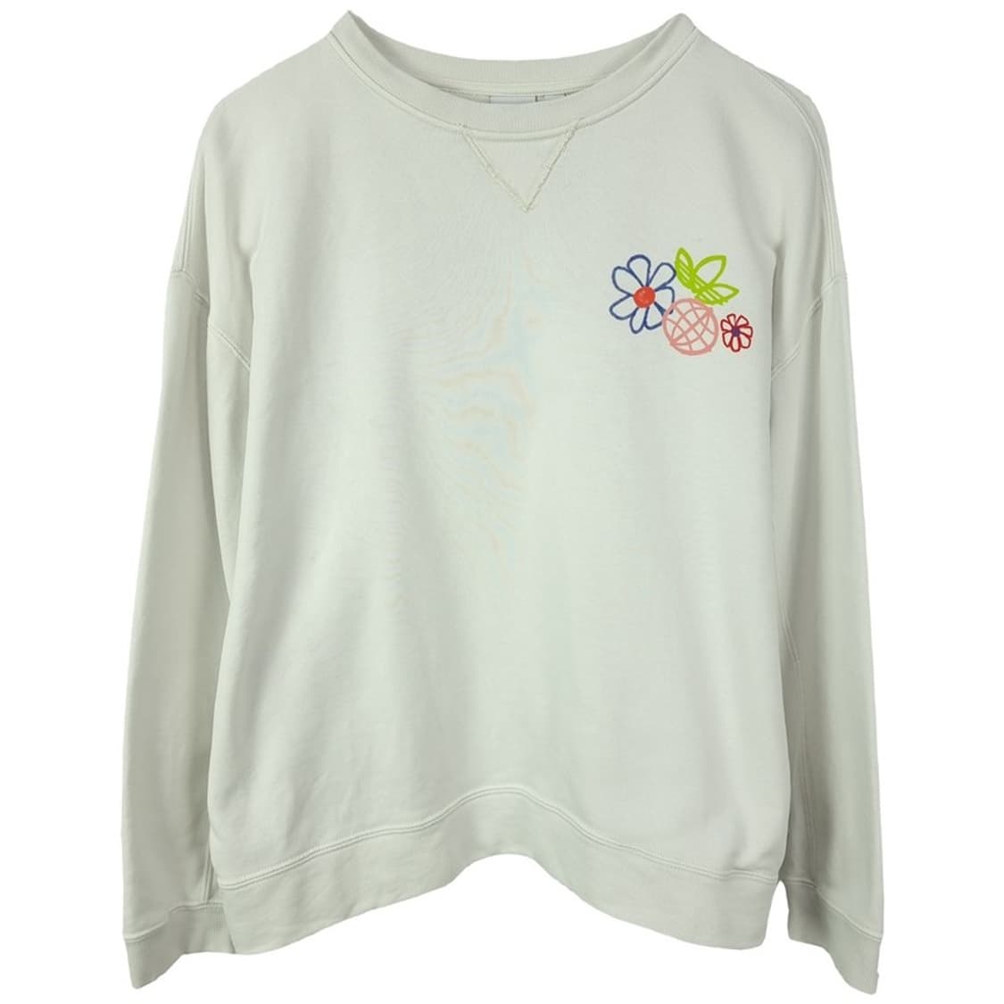 [ADIDAS] 아디다스 플라워 자수 오버핏 맨투맨 M16469 상품이미지2