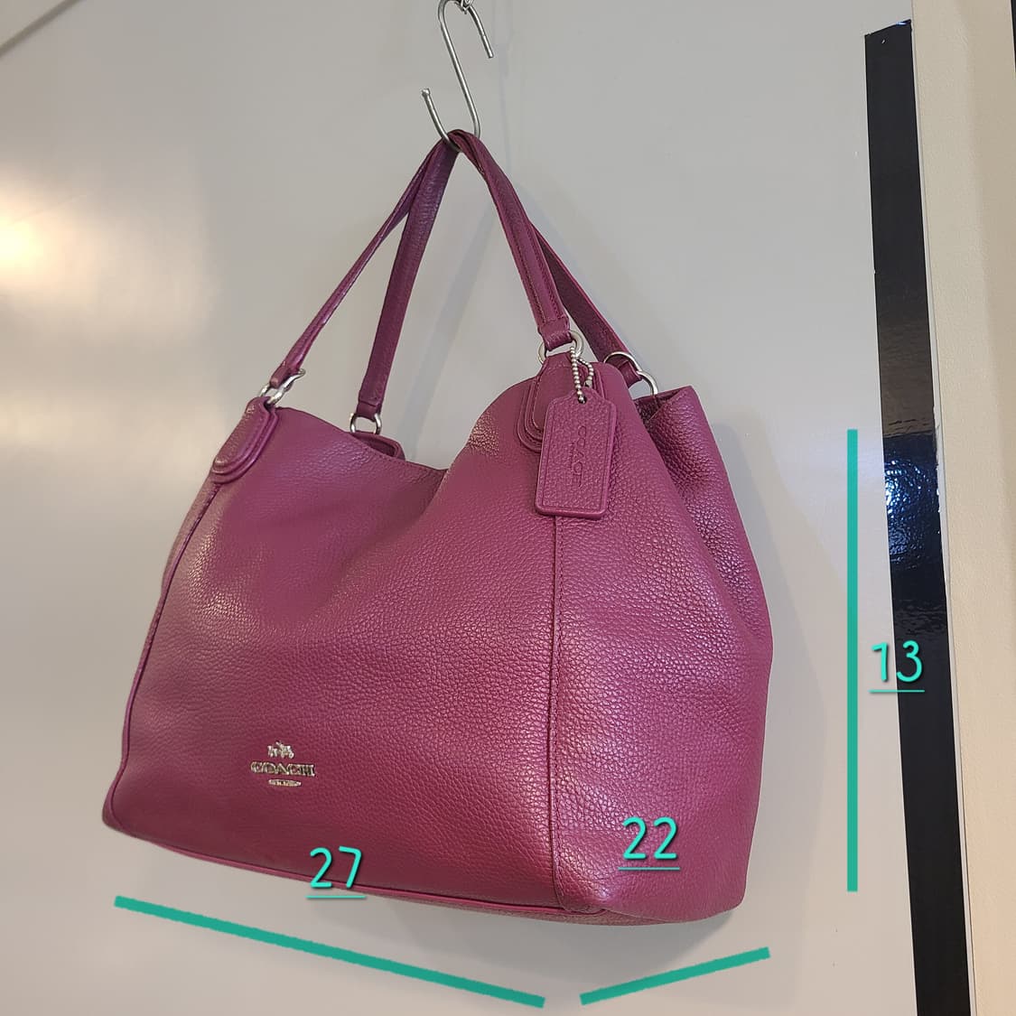 vtg.Coach 에디 31 페블드숄더 상품이미지2