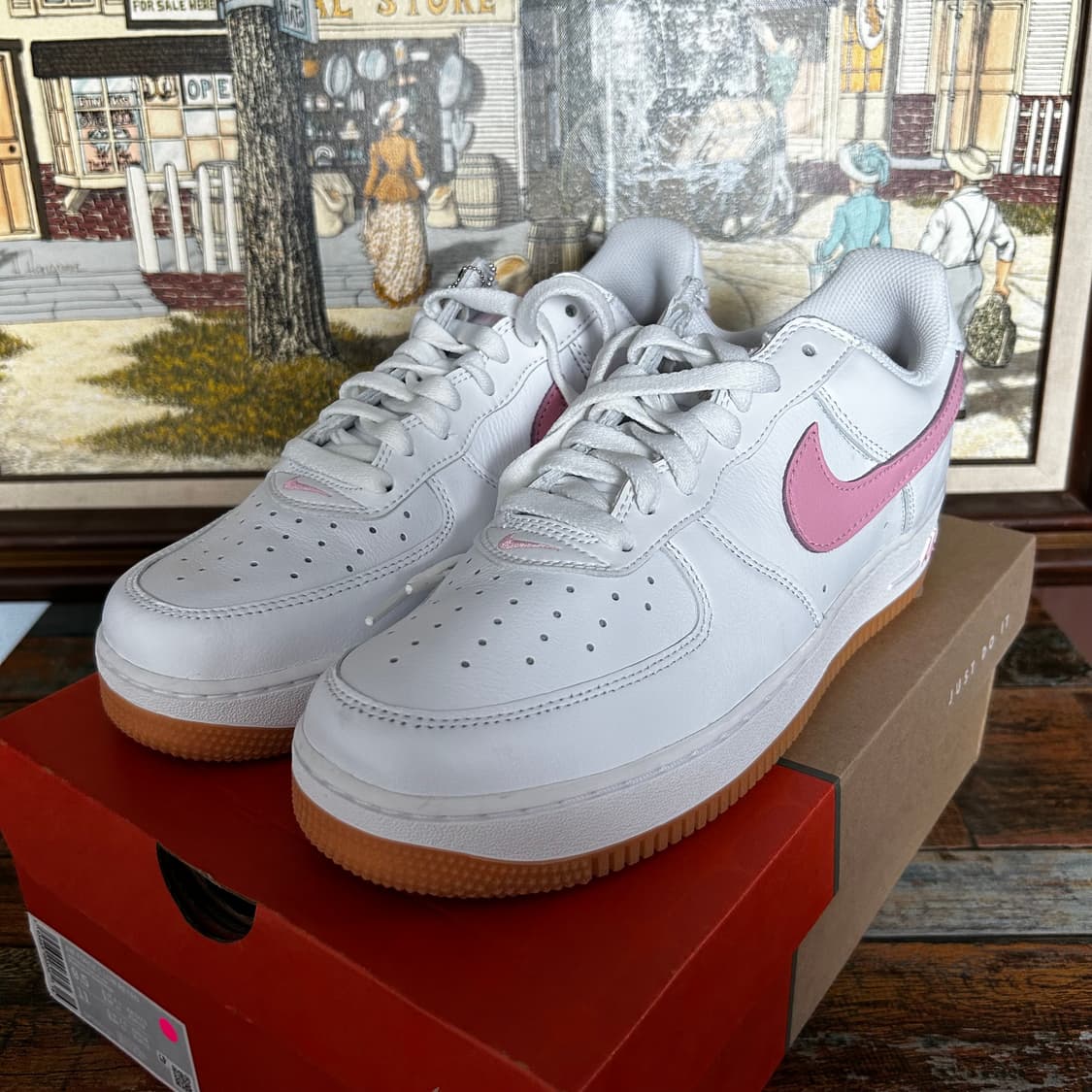 새상품 나이키 에어 포스 1 로우 레트로 핑크 상품이미지1