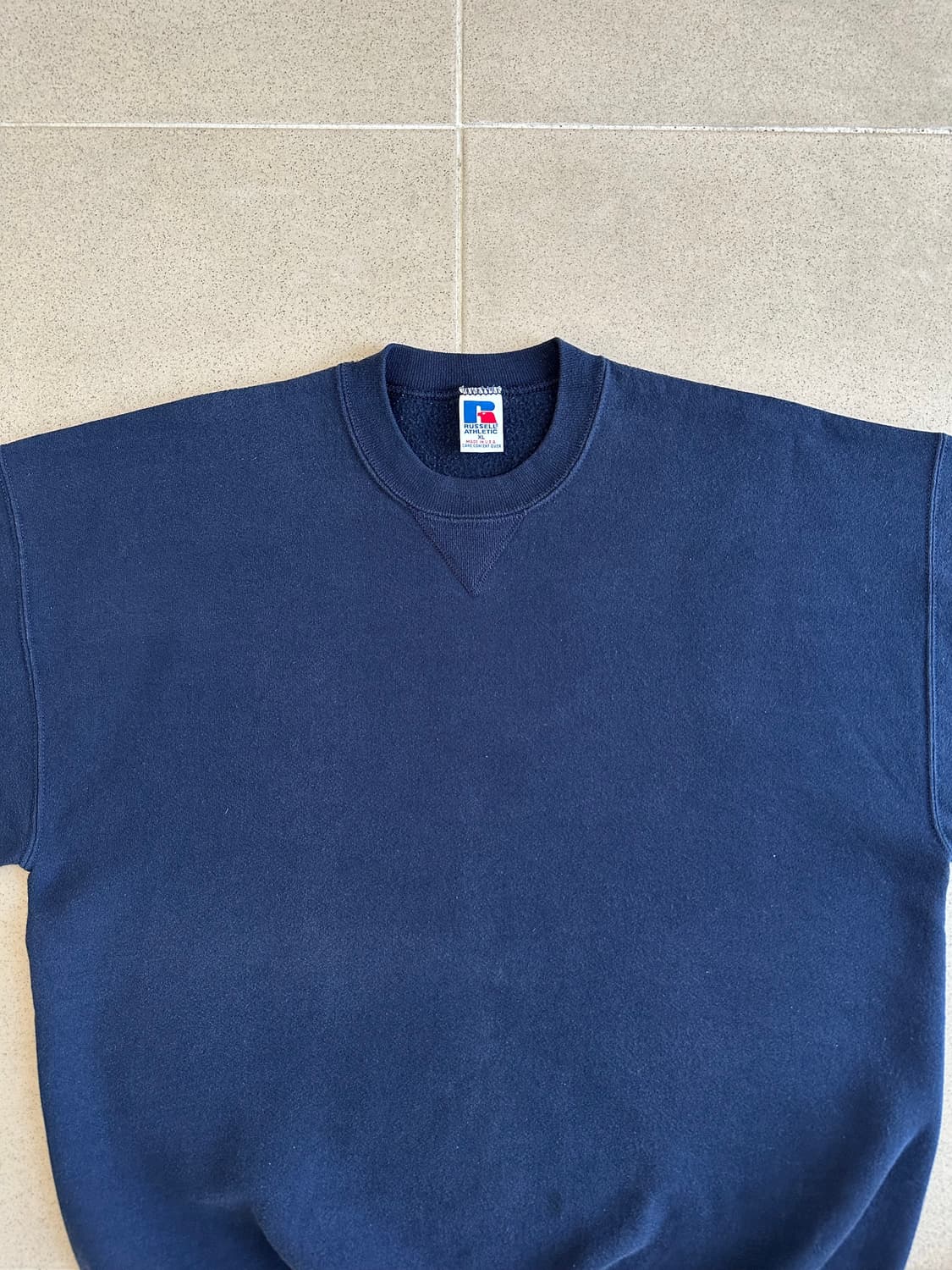 90s 빈티지 러셀 스웻셔츠 네이비 XL USA 상품이미지4