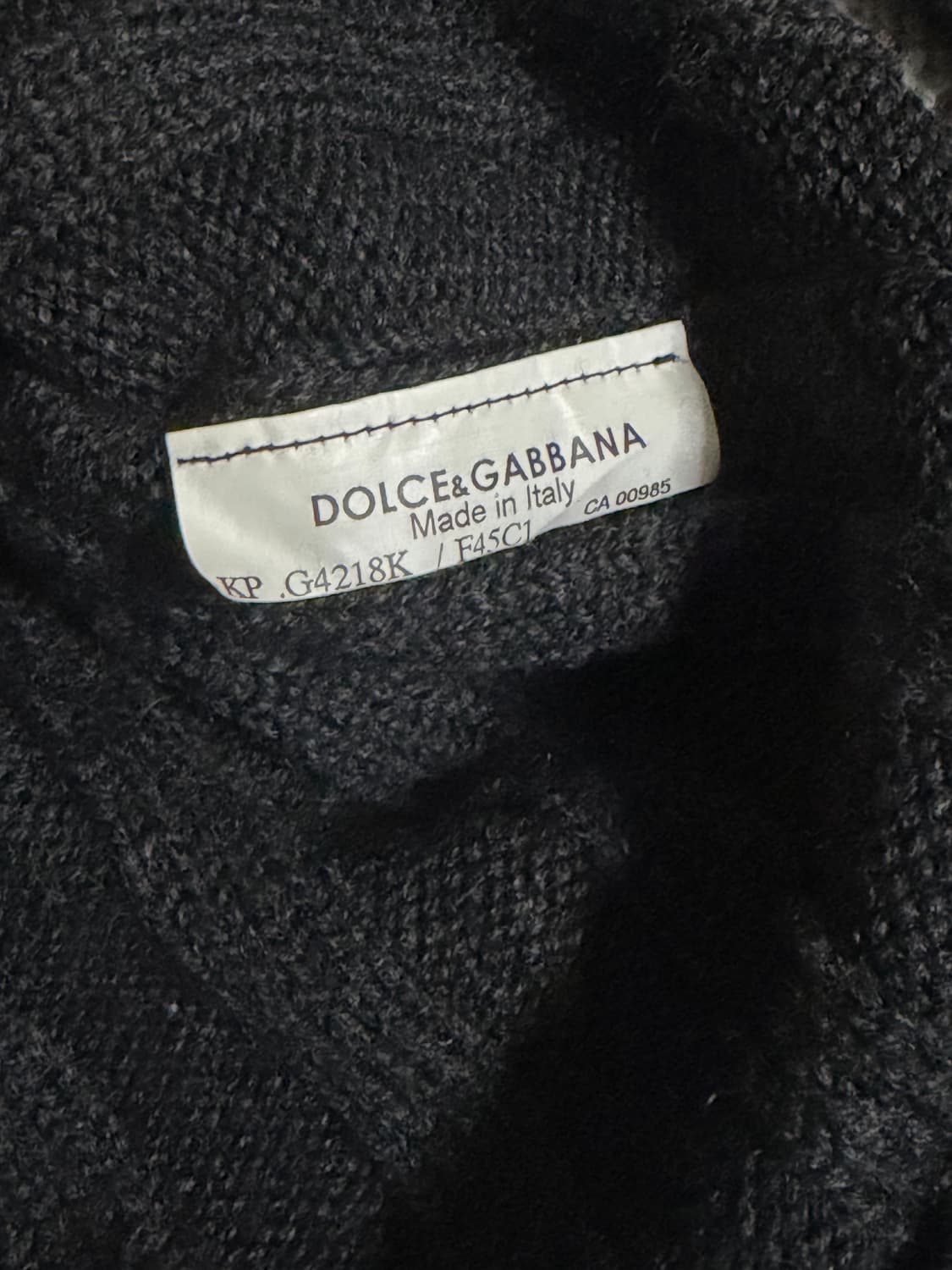 돌체앤가바나 버진울 브이넥 니트 상품이미지8