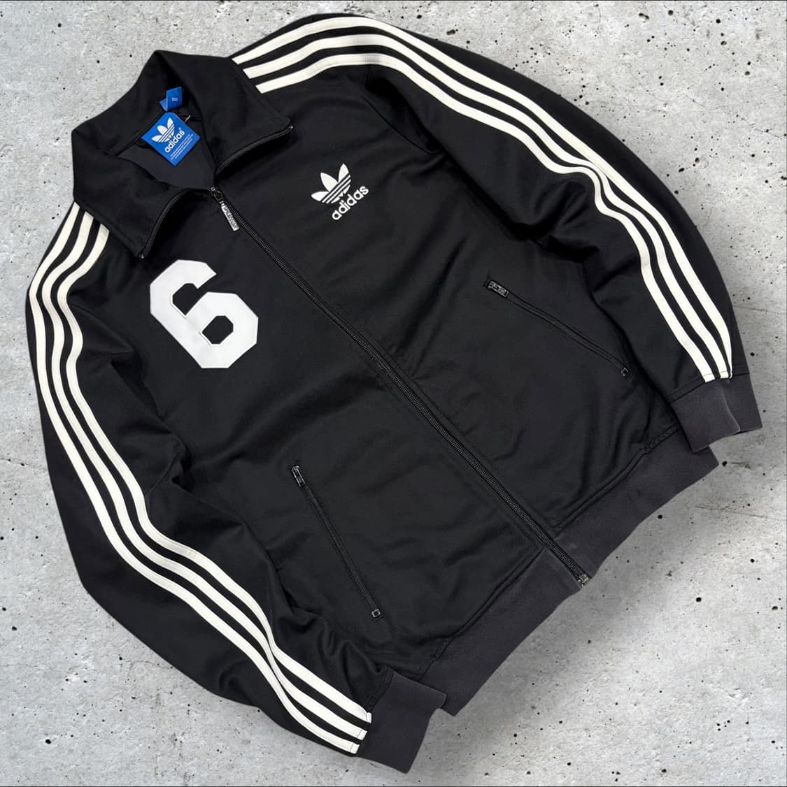 [100] 15s 아디다스 카이저 블랙 삼선 져지 넘버6 C81 상품이미지1